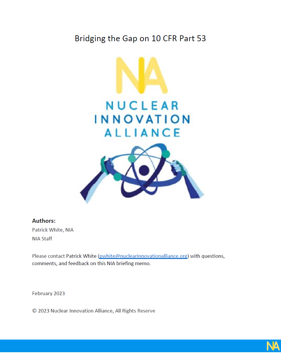 Nuclear Innovation Alliance